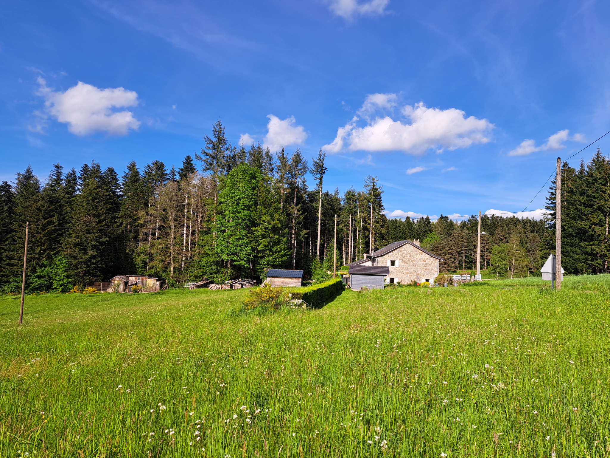 Ferme rénovée Mazet Saint Voy sise sur  2850m2