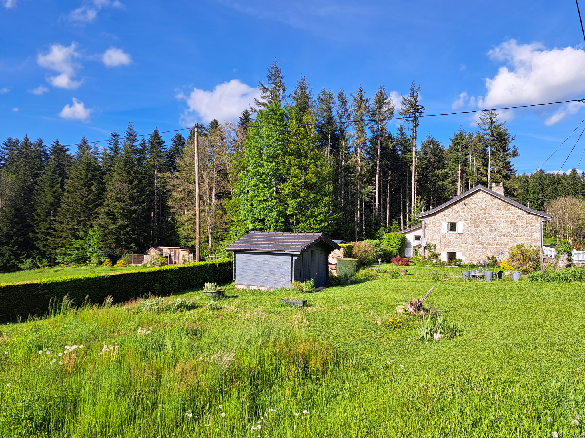 Ferme rénovée Mazet Saint Voy sise sur  2850m2