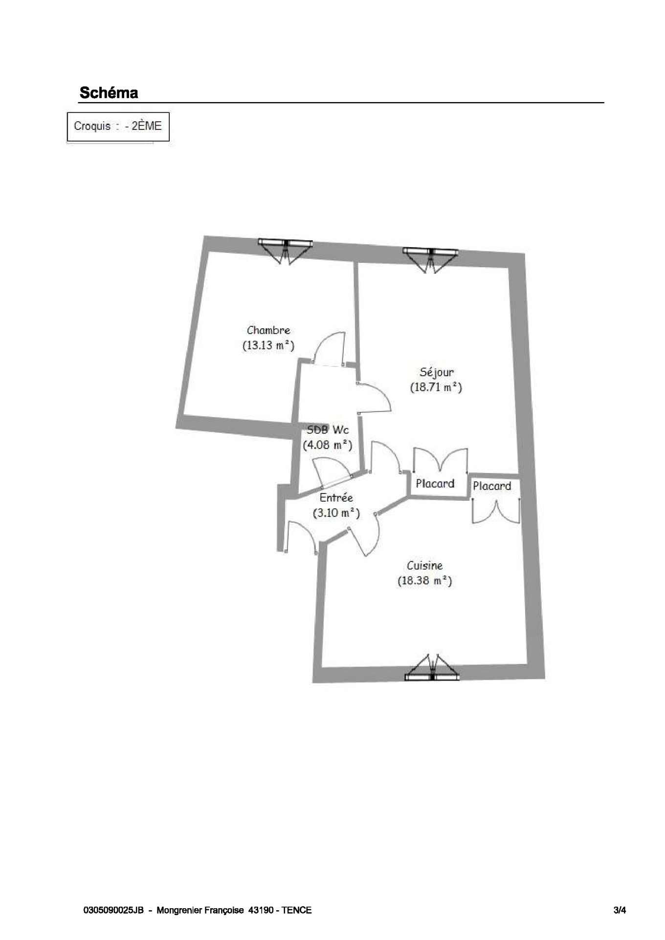 APPARTEMENT AVEC JARDIN ET GARAGE