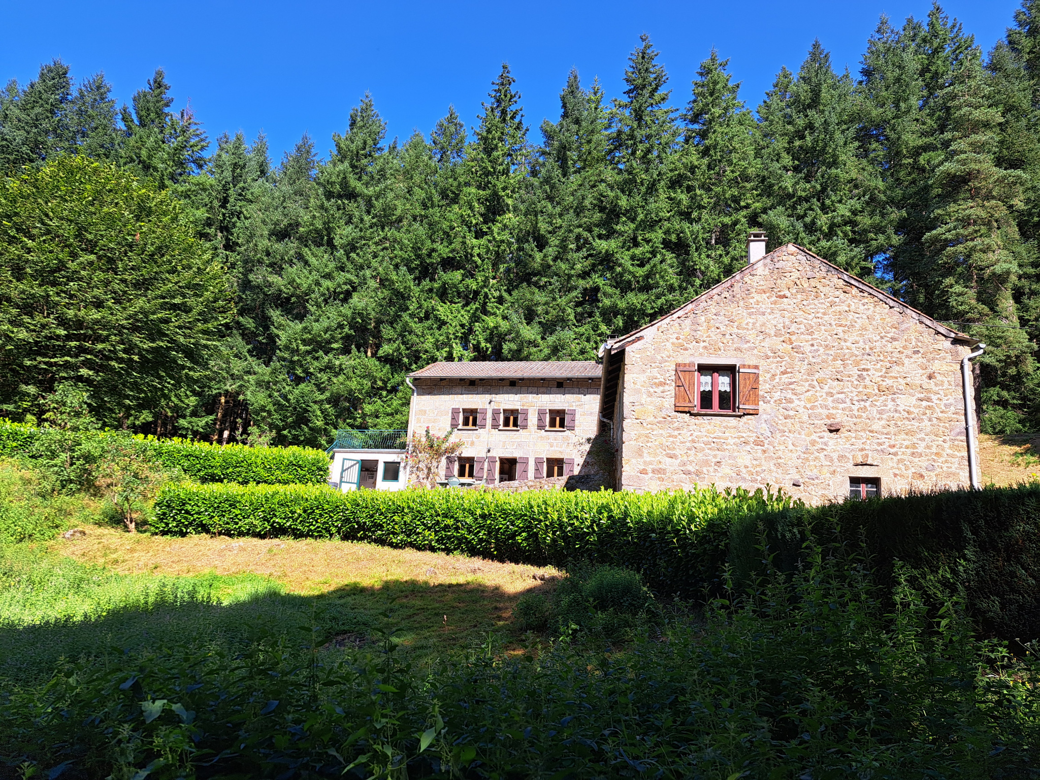 Ferme en partie rénovée à Tence sur 4700m2 de terrain