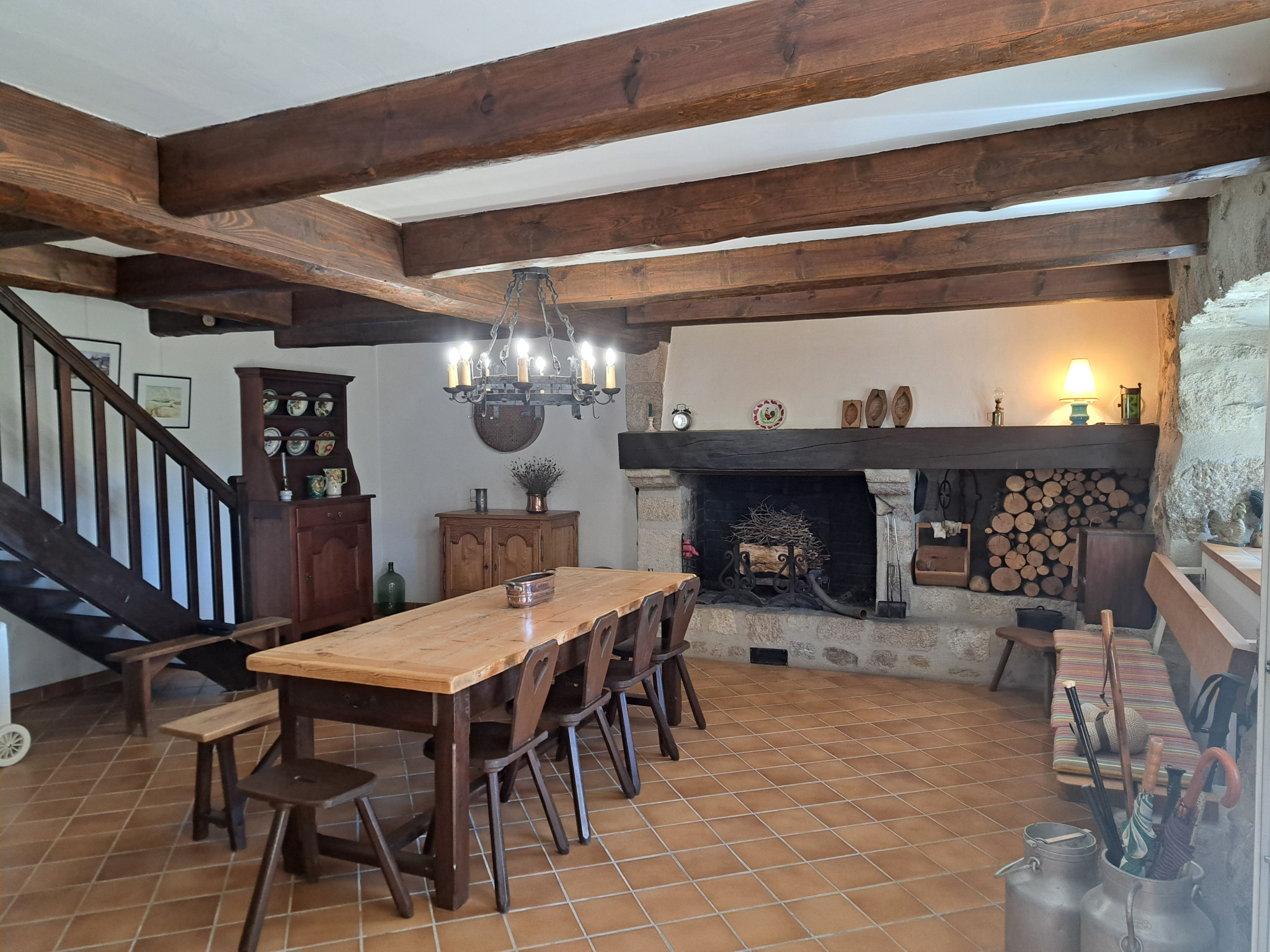 Vue exceptionnelle entre le Chambon sur LIgnon et le Mazet Saint Voy