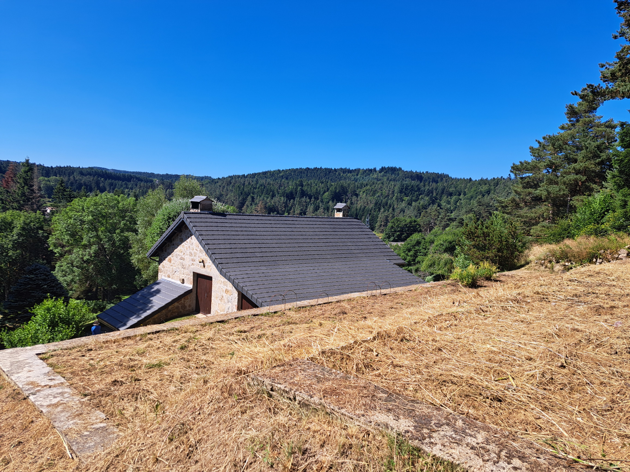Vue exceptionnelle entre le Chambon sur LIgnon et le Mazet Saint Voy