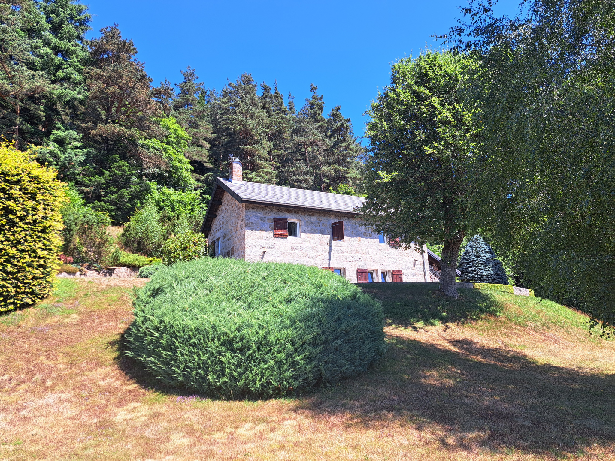 Vue exceptionnelle entre le Chambon sur LIgnon et le Mazet Saint Voy