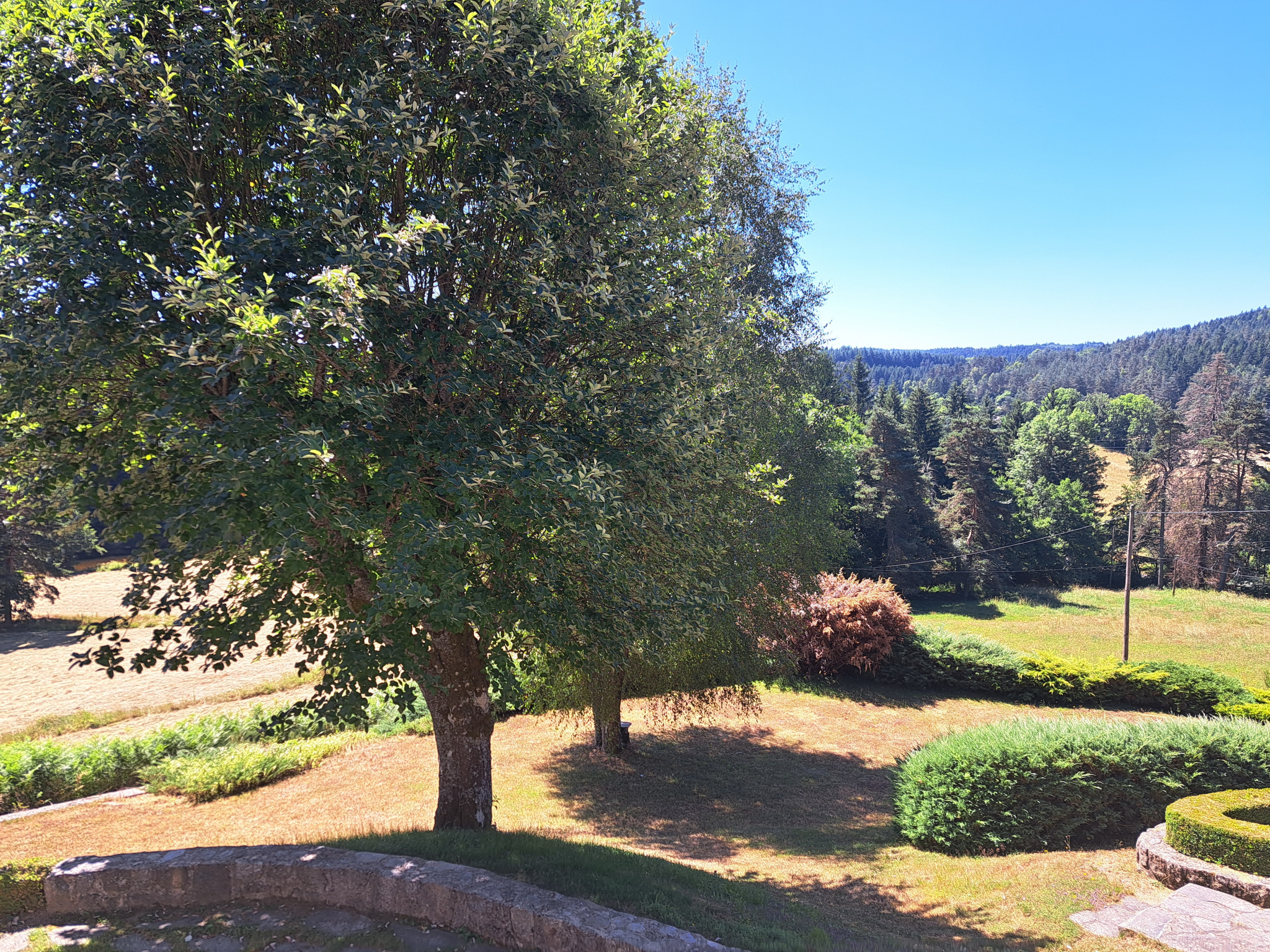 Vue exceptionnelle entre le Chambon sur LIgnon et le Mazet Saint Voy