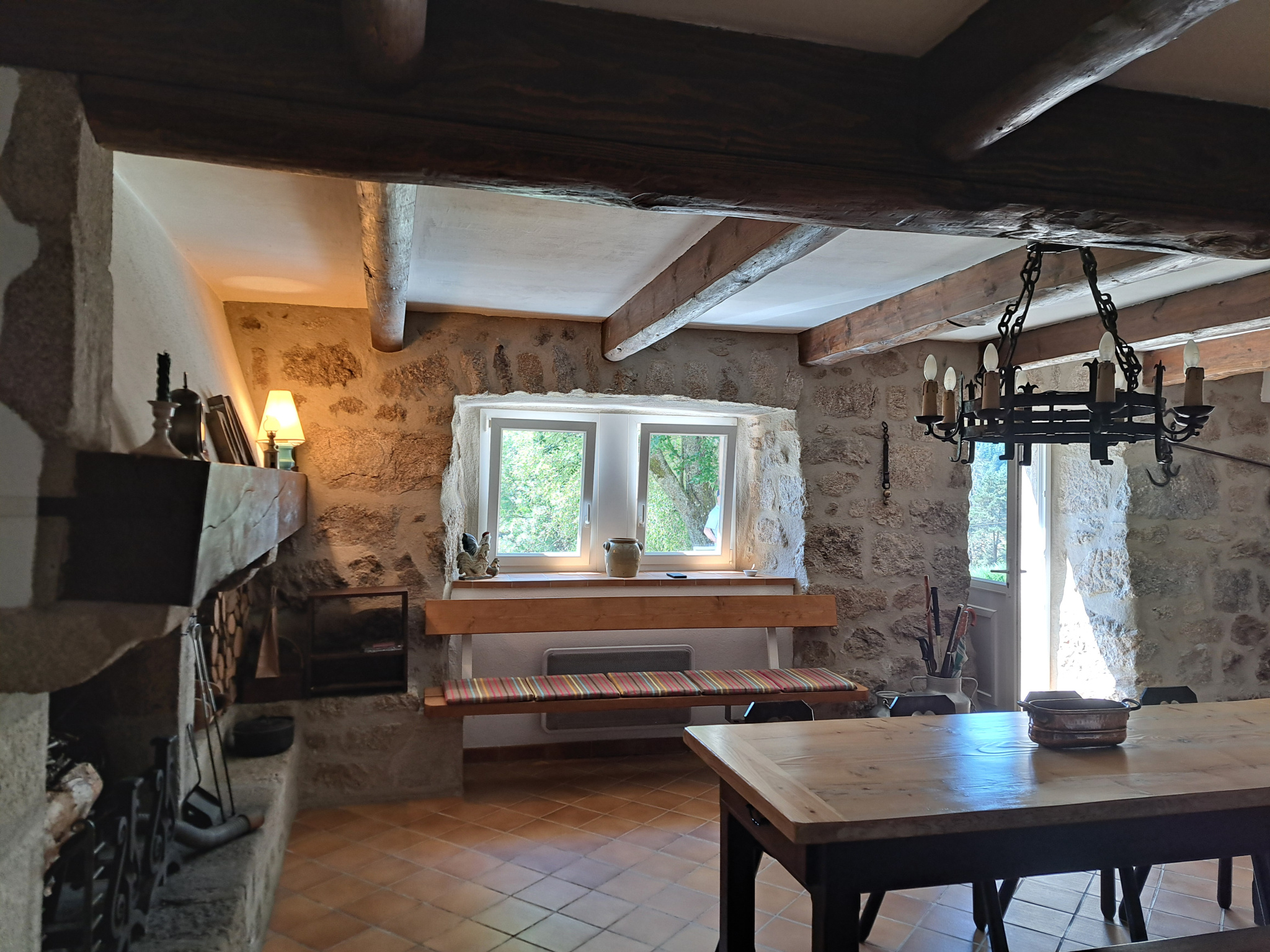 Vue exceptionnelle entre le Chambon sur LIgnon et le Mazet Saint Voy