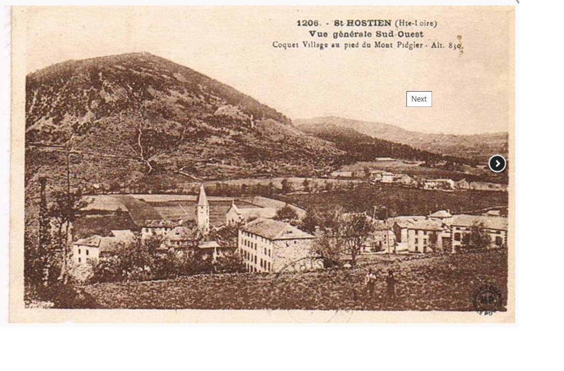 Terrain constructible à St Hostien