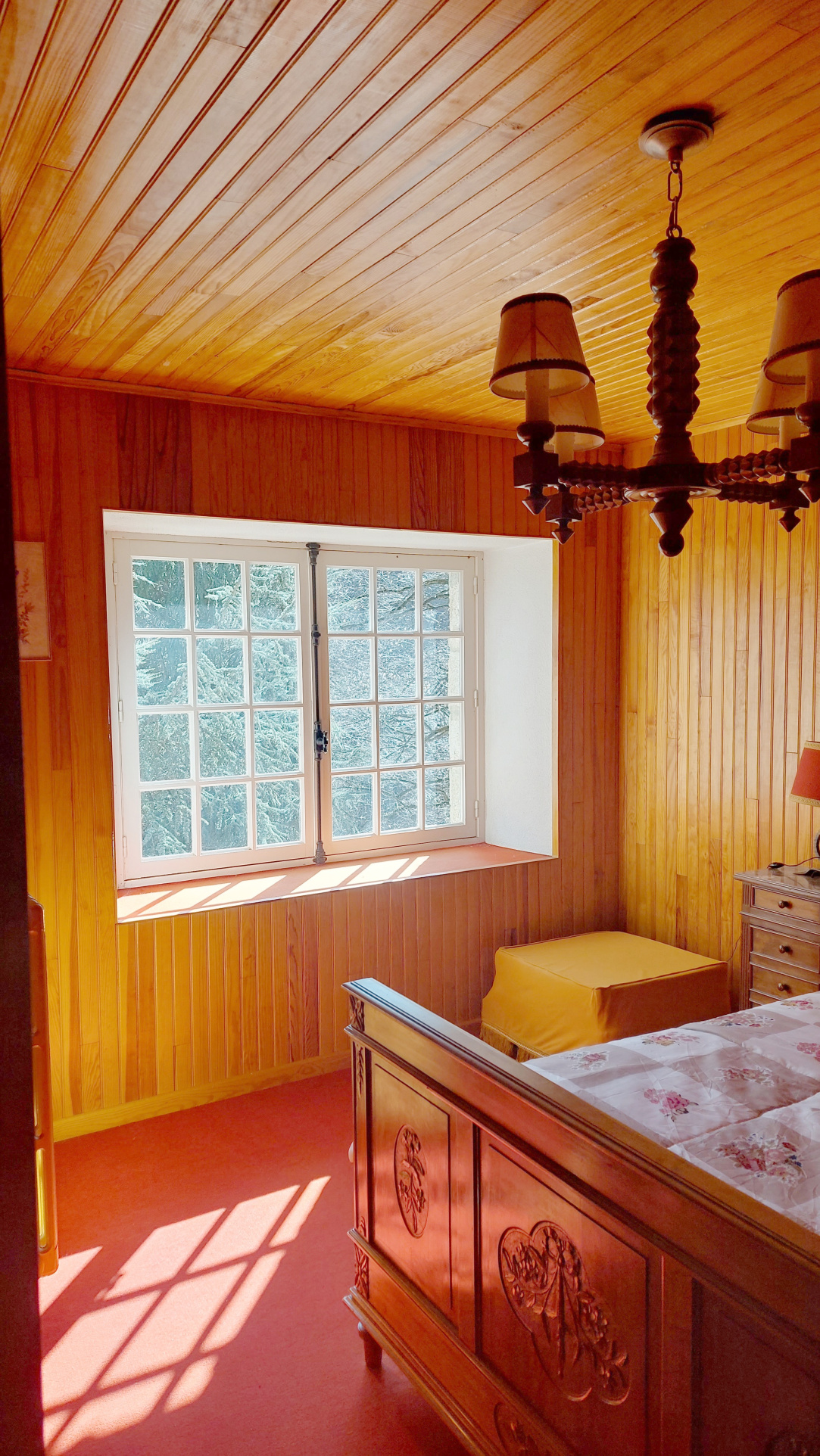 Maison en pierre avec grand terrain