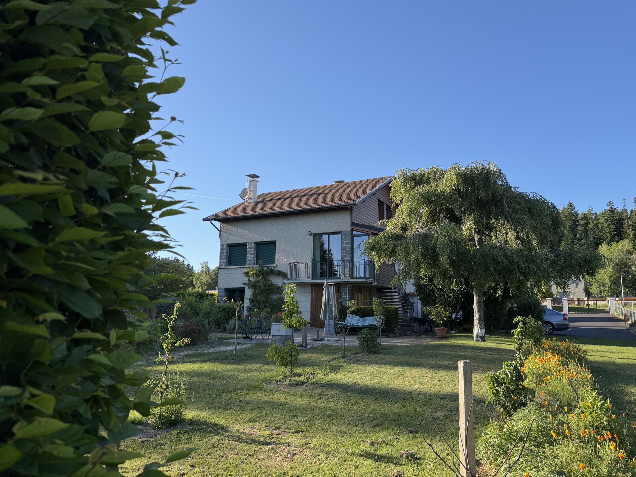 Chambon sur Lignon maison d'habitation sur 1860 m2 de terrain vue Mezenc